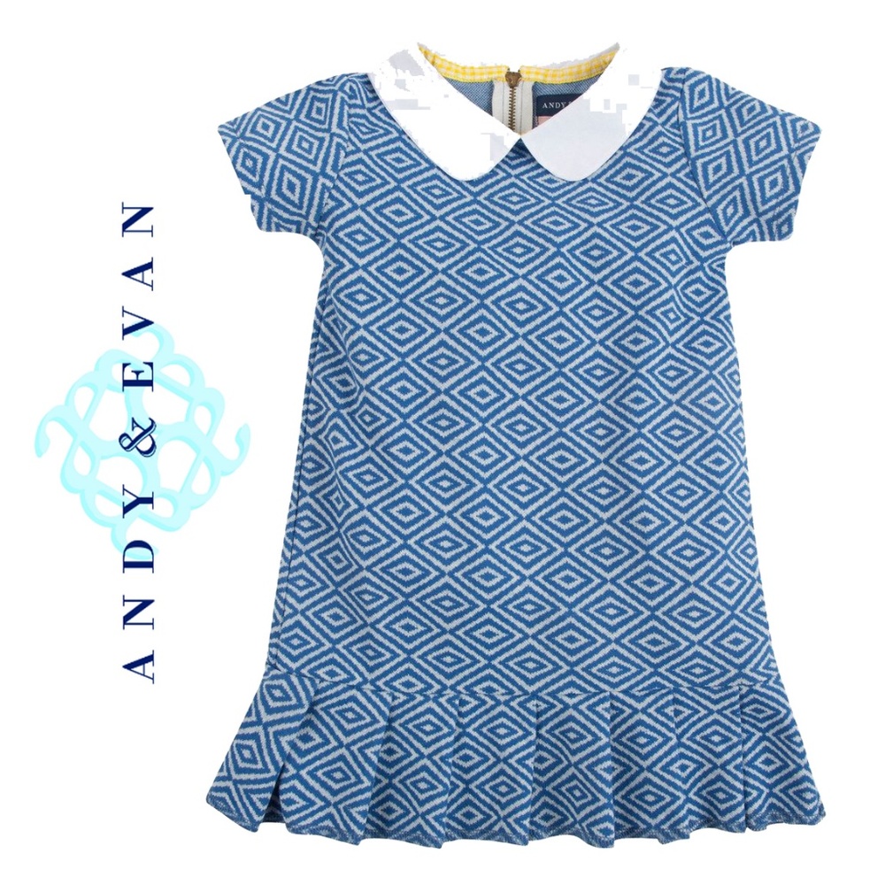 Andy & Evan Blue Dress Size 7 @ Saks